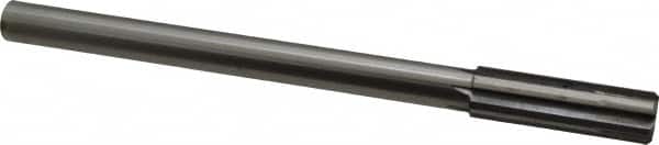 Made in USA - 49/64" Carbide-Tipped 6 Flute Chucking Reamer - Straight Flute, Straight Shank, 2-1/2" Flute Length, 9-1/2" OAL - Americas Industrial Supply