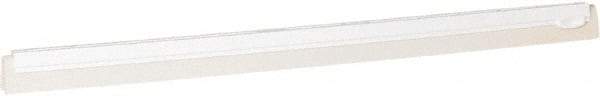 Vikan - 28" Foam Rubber Blade Squeegee Refill - Double Edge, White, Plastic Holder - Americas Industrial Supply