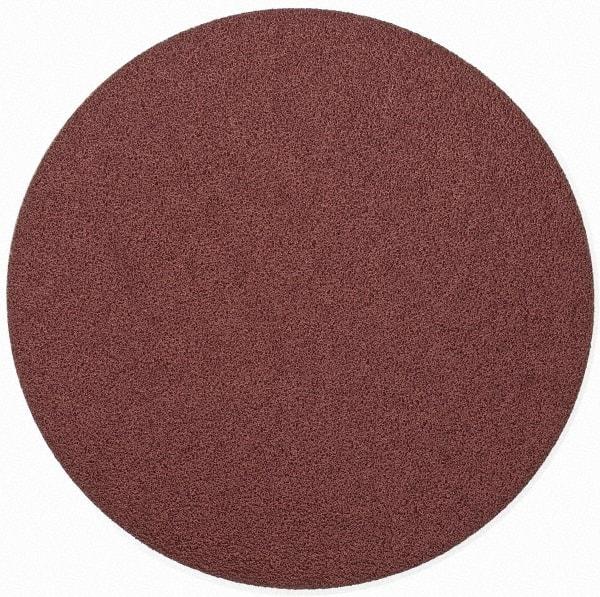 Merit Abrasives - 9" Diam, 40 Grit Aluminum Oxide Adhesive PSA Disc - Very Coarse, Black, Cloth Backing, Flexible - Americas Industrial Supply