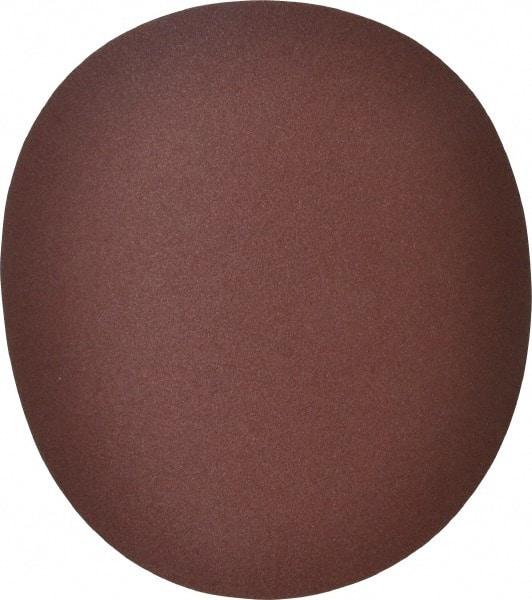 Merit Abrasives - 9" Diam, 80 Grit Aluminum Oxide Adhesive PSA Disc - Coarse Grade, Black, Cloth Backing, Flexible - Americas Industrial Supply
