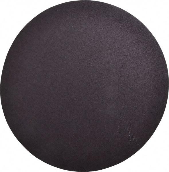 Merit Abrasives - 12" Diam, 60 Grit Aluminum Oxide Adhesive PSA Disc - Coarse Grade, Black, Cloth Backing, Flexible, Use with Stationary Disc Sanders - Americas Industrial Supply