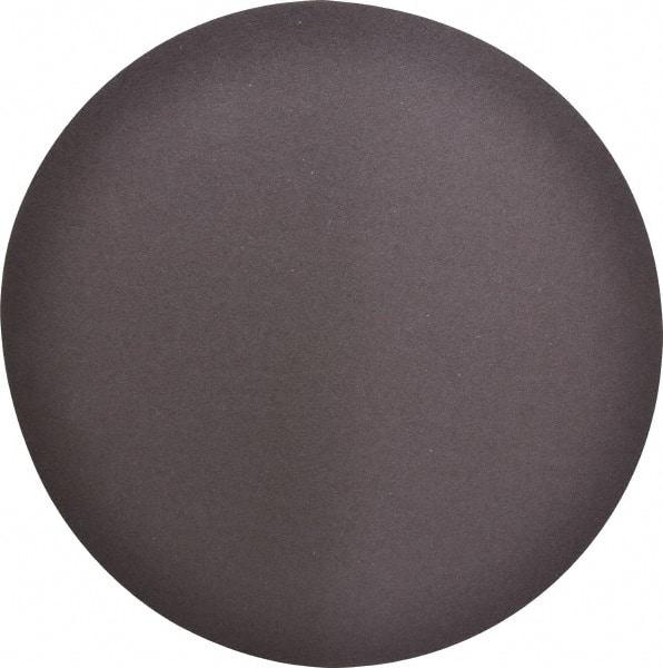 Merit Abrasives - 12" Diam, 80 Grit Aluminum Oxide Adhesive PSA Disc - Coarse Grade, Black, Cloth Backing, Flexible, Use with Stationary Disc Sanders - Americas Industrial Supply