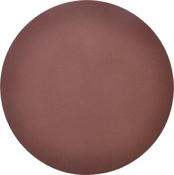 Merit Abrasives - 12" Diam, 120 Grit Aluminum Oxide Adhesive PSA Disc - Medium Grade, Black, Cloth Backing, Flexible, Use with Stationary Disc Sanders - Americas Industrial Supply