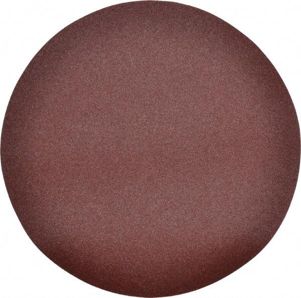 Merit Abrasives - 12" Diam, 180 Grit Aluminum Oxide Adhesive PSA Disc - Fine Grade, Black, Cloth Backing, Flexible, Use with Stationary Disc Sanders - Americas Industrial Supply