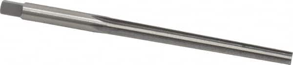 Made in USA - #3 Pin, 0.2294" Diam, 0.1813" Small End, 15/64" Diam Straight Shank, 2-5/16" Flute, Taper Pin Reamer - Americas Industrial Supply