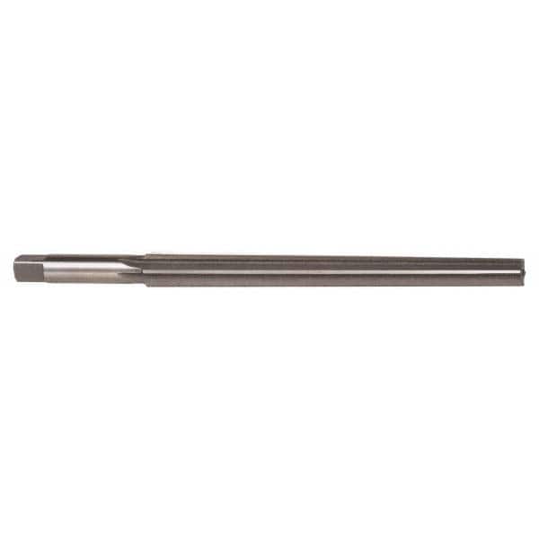 Alvord Polk - #10 Pin, 0.7216" Diam, 0.5799" Small End, 9/16" Diam Straight Shank, 6-1/16" Flute, Taper Pin Reamer - Americas Industrial Supply