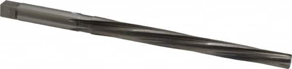 Made in USA - #6 Pin, 0.354" Diam, 0.2773" Small End, 23/64" Diam Straight Shank, 3-11/16" Flute, Taper Pin Reamer - Americas Industrial Supply