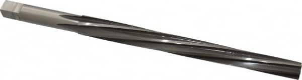 Made in USA - #8 Pin, 0.505" Diam, 0.3971" Small End, 7/16" Diam Straight Shank, 5-3/16" Flute, Taper Pin Reamer - Americas Industrial Supply