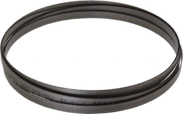 Starrett - 14 TPI, 12' Long x 1/2" Wide x 0.035" Thick, Welded Band Saw Blade - Bi-Metal, Toothed Edge, Raker Tooth Set, Contour Cutting - Americas Industrial Supply