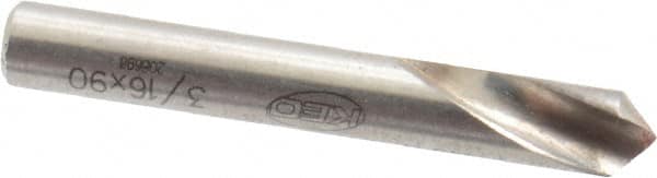 Keo - 3/16" Head Diam, 3/16" Shank Diam, 1 Flute 90° High Speed Steel Countersink - Americas Industrial Supply