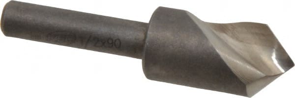 Keo - 1/2" Head Diam, 1/4" Shank Diam, 1 Flute 90° High Speed Steel Countersink - Americas Industrial Supply