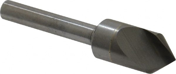 M.A. Ford - 1/2" Head Diam, 1/4" Shank Diam, 1 Flute 82° Solid Carbide Countersink - Americas Industrial Supply