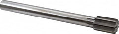 Made in USA - 1-5/16" Diam, 1" Max Diam Straight Shank, 1-7/8" Flute Length, Machine Expansion Reamer - Straight Flute, 11-1/2" OAL, Right Hand Cut, 8 Flutes, High Speed Steel, Bright Finish - Americas Industrial Supply