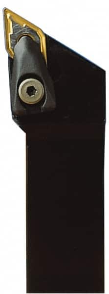 Seco - DDJN, Right Hand Cut, 1-1/4" Shank Height x 1-1/4" Shank Width, Negative Rake Indexable Turning Toolholder - 6" OAL, DN..43. Insert Compatibility, Series Clamp Lock - Americas Industrial Supply