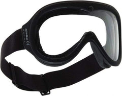 bolle SAFETY - Size Universal, Clear Anti-Fog & Scratch Resistant Lens, Safety Goggles - Indirect Vent, Black Frame - Americas Industrial Supply