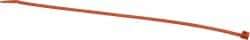 Made in USA - 8-7/8" Long Orange Nylon Standard Cable Tie - 40 Lb Tensile Strength, 1.24mm Thick, 4" Max Bundle Diam - Americas Industrial Supply
