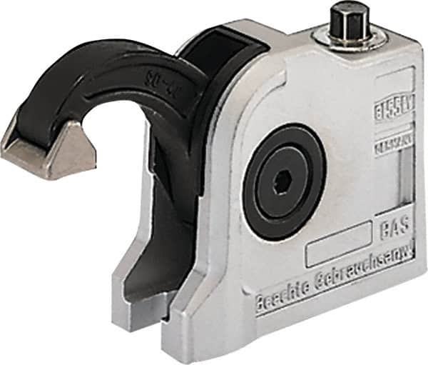 Bessey - 2,700 Lb Holding Capacity, 3.82" Max Opening Capacity, 11,800 Lb Clamping Pressure, Manual Hold Down Clamp - 3.7" Arm Length, 3.74" Clamp Length, 1.4" Clamp Width, 3.07" Clamp Height, Mounting Holes - Americas Industrial Supply