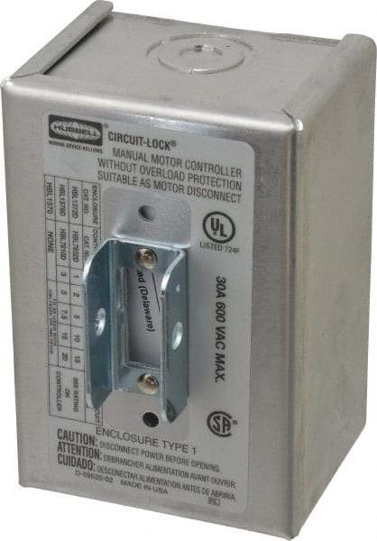 Hubbell Wiring Device-Kellems - Cam and Disconnect Switch Enclosure - For Use with 30 Amp Disconnect Switches - Americas Industrial Supply