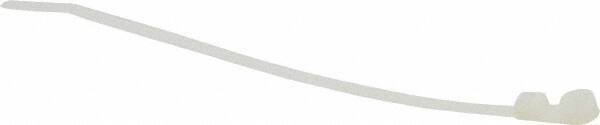 Thomas & Betts - 5.6" Long Natural (Color) Nylon Standard Cable Tie - 30 Lb Tensile Strength, 1.21mm Thick, 1-1/4" Max Bundle Diam - Americas Industrial Supply