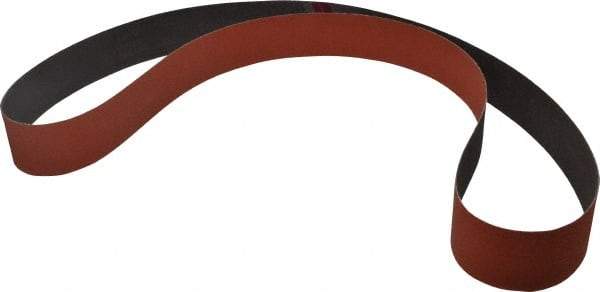 3M - 2" Wide x 72" OAL, 120 Grit, Ceramic Abrasive Belt - Ceramic, Fine, Coated, YF Weighted Cloth Backing, Wet/Dry, Series 777F - Americas Industrial Supply