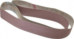 3M - 2" Wide x 72" OAL, 150 Grit, Aluminum Oxide Abrasive Belt - Aluminum Oxide, Very Fine, Coated, X Weighted Cloth Backing, Series 341D - Americas Industrial Supply