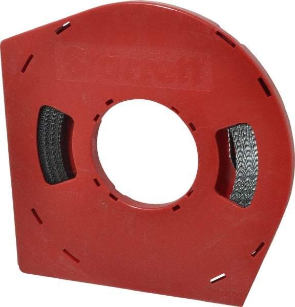 Starrett - 1/2" x 100' x 0.025" Carbon Steel Band Saw Blade Coil Stock - 6 TPI, Toothed Edge, Hook Form, Raker Set, Flexible Back, Positive Angle, Constant Pitch, Contour Cutting - Americas Industrial Supply