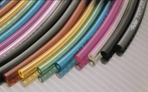 Parker - 8mm OD, 500' Long, Polyurethane Tube - Clear, 130 Max psi, 90 - 95 Shore A Hardness, -40 to 180°F - Americas Industrial Supply