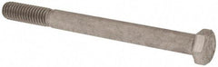 Value Collection - 3/8-16 UNC, 4-1/4" Length Under Head Hex Head Cap Screw - Partially Threaded, Grade 18-8 Stainless Steel, Uncoated, 9/16" Hex - Americas Industrial Supply