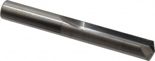 Hertel - 13/32", 140° Point, Solid Carbide Straight Flute Drill Bit - Americas Industrial Supply
