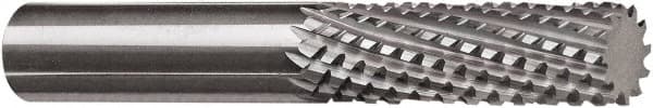 SGS - 10mm Diam, 28mm LOC, Square End, Solid Carbide Diamond Pattern Router Bit - Left Hand Cut, 63mm OAL, Use on Carbon Composite - Americas Industrial Supply