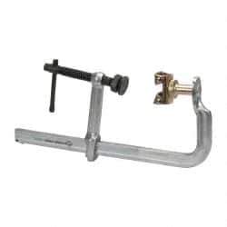 Strong Hand Tools - 5-1/2" Deep Throat, 12-1/2" Max Capacity, 4 in 1 Sliding Arm Clamp - 2,400 Lb Clamping Pressure - Americas Industrial Supply