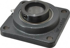 Browning - 1-15/16" ID, 5-5/8" OAL x 5-5/8" OAH 4-Bolt Flange - 5,216 Lb Static Cap, 7,889 Lb Dyn Cap, 4-3/8" Btw Mnt Hole Ctrs, Cast Iron - Americas Industrial Supply