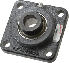 Browning - 3/4" ID, 3-3/8" OAL x 3-3/8" OAH 4-Bolt Flange - 1,444 Lb Static Cap, 2,611 Lb Dyn Cap, 2-1/2" Btw Mnt Hole Ctrs, Cast Iron - Americas Industrial Supply
