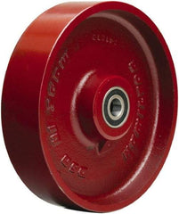 Hamilton - 8 Inch Diameter x 2 Inch Wide, Cast Iron Caster Wheel - 1,500 Lb. Capacity, 2-1/4 Inch Hub Length, 1/2 Inch Axle Diameter, Precision Ball Bearing - Americas Industrial Supply