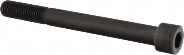 Holo-Krome - 1-8 UNC Hex Socket Drive, Socket Cap Screw - Alloy Steel, Black Oxide Finish, Partially Threaded, 10" Length Under Head - Americas Industrial Supply