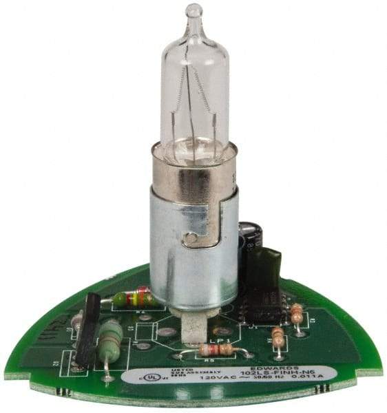 Edwards Signaling - Halogen Lamp, Clear, Flashing, Stackable Tower Light Module - 120 VAC, 0.11 Amp, IP54, IP65 Ingress Rating, 3R, 4X NEMA Rated, Panel Mount, Pipe Mount - Americas Industrial Supply