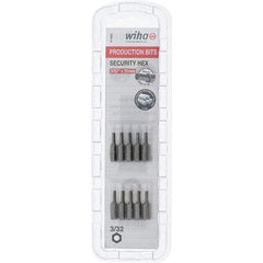 Wiha - 25mm Hex Screwdriver Bit - 1/4" Drive, 1" OAL - Americas Industrial Supply
