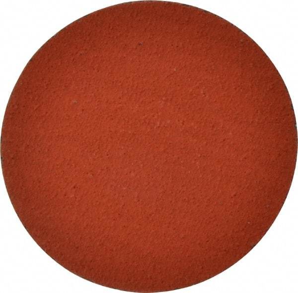 3M - 3" Disc Diam, 80 Grit, Ceramic Quick Change Disc - Type S Attaching System, Coated, Orange, Medium Grade, 20,000 RPM, 777F Series - Americas Industrial Supply