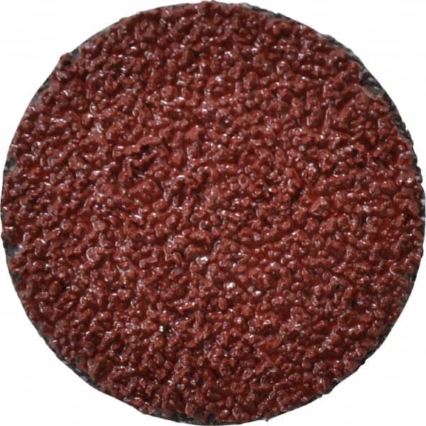 3M - 2" Disc Diam, 24 Grit, Ceramic Quick Change Disc - Type R Attaching System, Coated, Brown, Very Coarse Grade, 25,000 RPM, 963G Series - Americas Industrial Supply
