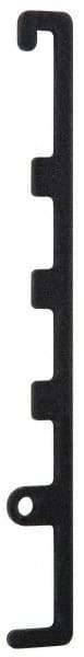 Made in USA - Aluminum and Steel Frame Lock Bar - Black Wrinkle - Americas Industrial Supply