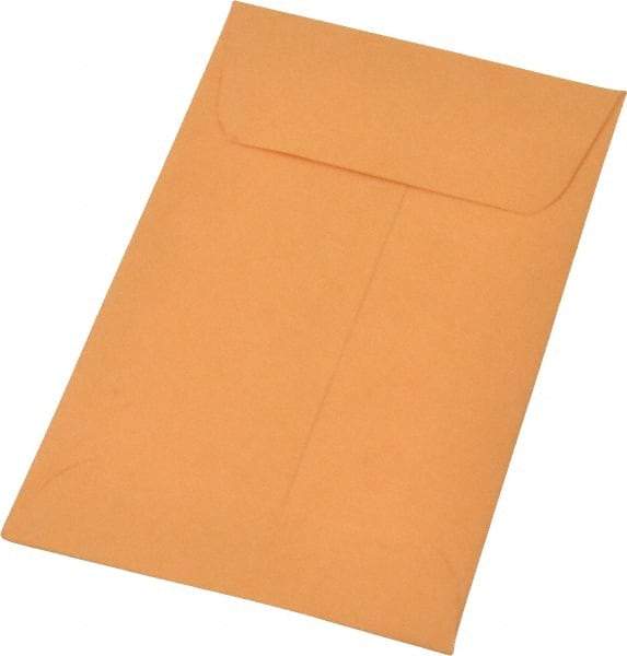 Quality Park - 4-1/4" Long x 2-1/2" Wide Gummed Flap Kraft Coin Envelope - 20 Lb Paper Weight - Americas Industrial Supply