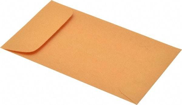 Quality Park - 4-1/4" Long x 2-1/2" Wide Gummed Flap Kraft Coin Envelope - 28 Lb Paper Weight - Americas Industrial Supply