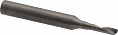 Onsrud - 1/8" Cutting Diam x 1/2" Length of Cut, 1 Flute, Upcut Spiral Router Bit - Uncoated, Right Hand Cut, Solid Carbide, 2" OAL x 1/4" Shank Diam, Single Edge, 22° Helix Angle - Americas Industrial Supply