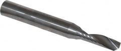 Onsrud - 3/16" Cutting Diam x 5/8" Length of Cut, 1 Flute, Upcut Spiral Router Bit - Uncoated, Right Hand Cut, Solid Carbide, 2" OAL x 1/4" Shank Diam, Single Edge, 22° Helix Angle - Americas Industrial Supply