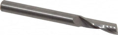 Onsrud - 1/4" Cutting Diam x 3/4" Length of Cut, 1 Flute, Upcut Spiral Router Bit - Uncoated, Right Hand Cut, Solid Carbide, 2-1/2" OAL x 1/4" Shank Diam, Single Edge, 22° Helix Angle - Americas Industrial Supply