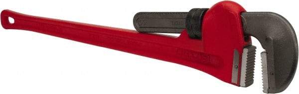 Ridgid - 60" Cast Iron Straight Pipe Wrench - 8" Pipe Capacity - Americas Industrial Supply