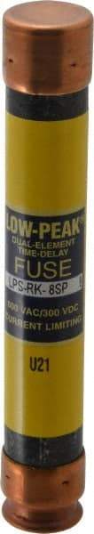 Cooper Bussmann - 300 VDC, 600 VAC, 8 Amp, Time Delay General Purpose Fuse - Fuse Holder Mount, 127mm OAL, 100 at DC, 300 at AC (RMS) kA Rating, 13/16" Diam - Americas Industrial Supply