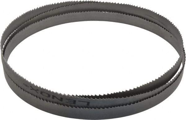 Lenox - 4 to 6 TPI, 10' Long x 1" Wide x 0.035" Thick, Welded Band Saw Blade - Bi-Metal, Toothed Edge, Modified Raker Tooth Set, Flexible Back - Americas Industrial Supply