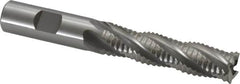 OSG - 5/8" Diam, Coarse Pitch, 2-1/2" LOC, 4 Flute Cobalt Roughing Square End Mill - Uncoated, 4-5/8" OAL, 5/8" Shank Diam, Single End, 30° Helix - Americas Industrial Supply