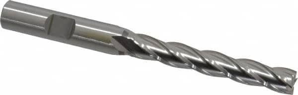 OSG - 5/16", 2" LOC, 3/8" Shank Diam, 3-3/4" OAL, 4 Flute, Cobalt Square End Mill - Americas Industrial Supply